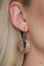 Load image into Gallery viewer, Eastside Excursionist - Copper Earrings - Paparazzi Jewelry