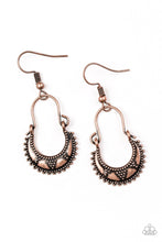 Load image into Gallery viewer, paparazzi-accessories-industrially-indigenous-copper-earrings