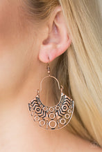 Load image into Gallery viewer, Indigenous Idol - Copper Earrings - Paparazzi Jewelry