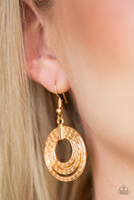 Load image into Gallery viewer, Open Plains - Gold Earrings - Paparazzi Jewelry
