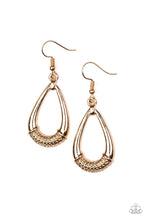 Load image into Gallery viewer, paparazzi-accessories-trending-texture-gold-earrings