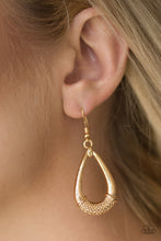 Load image into Gallery viewer, Trending Texture - Gold Earrings - Paparazzi Jewelry