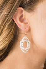 Load image into Gallery viewer, Mantras and Mandalas - Gold Earrings - Paparazzi Jewelry