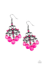 Load image into Gallery viewer, paparazzi-accessories-dip-it-glow-pink-earrings