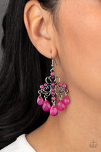 Load image into Gallery viewer, Dip It GLOW - Pink Earrings - Paparazzi Jewelry