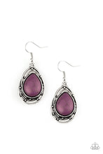 Load image into Gallery viewer, paparazzi-accessories-abstract-anthropology-purple-earrings