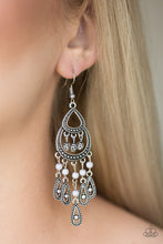 Load image into Gallery viewer, Eastern Excursion - Silver Earrings - Paparazzi Jewelry