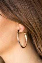 Load image into Gallery viewer, Some Like It HAUTE - Rose Gold Earrings - Paparazzi Jewelry
