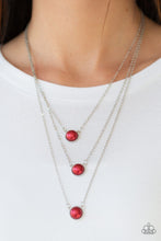 Load image into Gallery viewer, A Love For Luster - Red Necklace - Paparazzi Jewelry