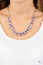 Load image into Gallery viewer, Block Party Princess - Blue Necklace - Paparazzi Jewelry