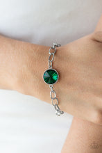 Load image into Gallery viewer, All Aglitter - Green Bracelet - Paparazzi Jewelry