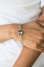 Load image into Gallery viewer, All Aglitter - Silver Bracelet - Paparazzi Jewelry