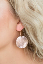 Load image into Gallery viewer, Basic Bravado - Rose Gold Earrings - Paparazzi Jewelry