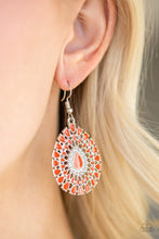 Load image into Gallery viewer, City Chateau - Orange Earrings - Paparazzi Jewelry