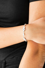 Load image into Gallery viewer, At Any Cost - White Bracelet - Paparazzi Jewelry