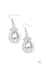 Load image into Gallery viewer, paparazzi-accessories-award-winning-shimmer-white-earrings