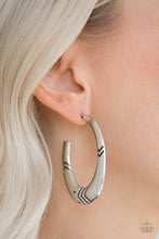 Load image into Gallery viewer, Tribe Pride - Silver Earrings - Paparazzi Jewelry