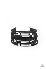 Load image into Gallery viewer, paparazzi-accessories-back-to-backpacker-black-bracelet