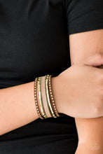 Load image into Gallery viewer, Seize The Sass - Brass Bracelet - Paparazzi Jewelry