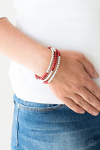 Load image into Gallery viewer, Tourist Trap - Red Bracelet - Paparazzi Jewelry