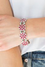 Load image into Gallery viewer, Dancing Dahlias - Red Bracelet - Paparazzi Jewelry