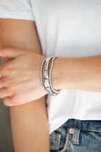 Load image into Gallery viewer, Metal Movement - Silver Bracelet - Paprazzi Jewelry
