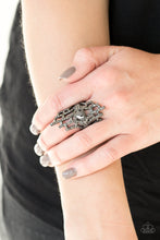 Load image into Gallery viewer, Modern Muse - Black Ring - Paparazzi Jewelry