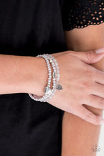 Load image into Gallery viewer, Really Romantic - Silver Bracelet - Paparazzi Jewelry