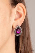 Load image into Gallery viewer, Debutante Debut - Pink Post Earrings - Paparazzi Jewelry