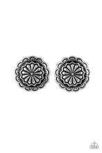Load image into Gallery viewer, paparazzi-accessories-durango-desert-silver-post earrings