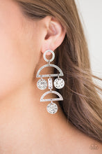 Load image into Gallery viewer, Incan Eclipse - Silver Post Earrings - Paparazzi Jewelry