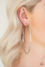 Load image into Gallery viewer, Shimmer Maker - Silver Earrings - Paparazzi Jewelry