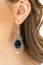 Load image into Gallery viewer, CAMEO and Juliet - Black Earrings - Paparazzi Jewelry