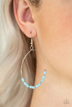 Load image into Gallery viewer, Prize Winning Sparkle - Blue Earrings - Paparazzi Jewelry
