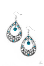Load image into Gallery viewer, paparazzi-accessories-gotta-get-that-glow-blue-earrings