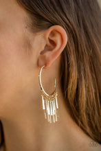 Load image into Gallery viewer, Bring The Noise - Gold Earrings - Paparazzi Jewelry