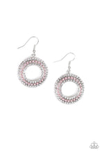 Load image into Gallery viewer, paparazzi-accessories-sparkle-splurge-pink-earrings