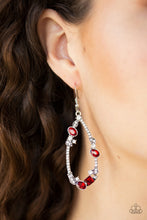 Load image into Gallery viewer, Quite The Collection - Red Earrings - Paparazzi Jewelry