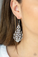 Load image into Gallery viewer, Sprinkle On The Sparkle - Silver Earrings - Paparazzi Jewelry