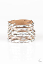 Load image into Gallery viewer, paparazzi-accessories-a-wait-and-sequin-attitude-brown