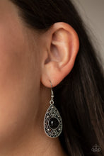 Load image into Gallery viewer, From POP To Bottom - Black Earrings - Paparazzi Jewelry