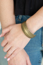Load image into Gallery viewer, Desert Peaks - Brass Bracelet - Paparazzi Jewelry