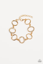 Load image into Gallery viewer, paparazzi-accessories-beautiful-inside-and-out-gold-bracelet