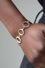 Load image into Gallery viewer, Beautiful Inside and Out - Gold Bracelet - Paparazzi Jewelry