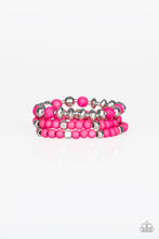 Load image into Gallery viewer, paparazzi-accessories-mountain-artist-pink-bracelet