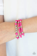 Load image into Gallery viewer, Mountain Artist - Pink Bracelet - Paparazzi Jewelry