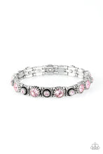 Load image into Gallery viewer, paparazzi-accessories-heavy-on-the-sparkle-pink-bracelet