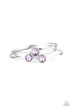 Load image into Gallery viewer, paparazzi-accessories-be-all-you-can-bedazzle-purple-bracelet