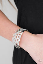 Load image into Gallery viewer, See A Pattern? - Silver Bracelet - Paparazzi Jewelry