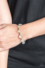 Load image into Gallery viewer, Starry-Eyed Elegance - White Bracelet - Paparazzi Jewelry